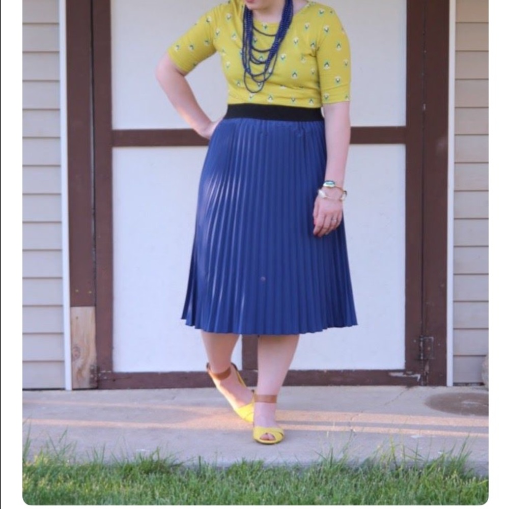 Lularoe pleated Jill Skirt